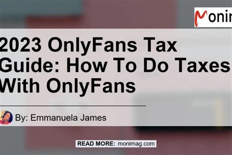 onlyfans tax information|OnlyFans Taxes – A newbies guide